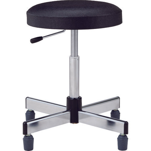 NORITZ Work Chair with Rubber Fixed Legs, Black, TL-6LR-Z BK, 1 Chair