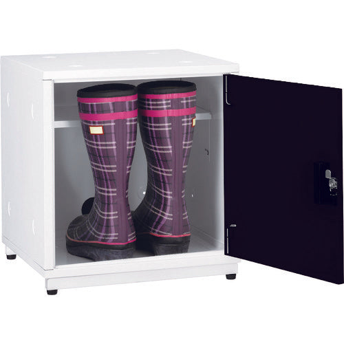 ＡＳＫＡ　組立式シューズボックス　ブラック　SB800BK　1 台