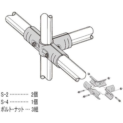 ＹＡＺＡＫＩ　メタルジョイント　イレクター　ＨＪ−３　Ｓ　HJ-3-S-BL　1 個