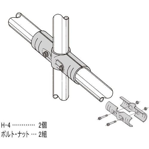 ＹＡＺＡＫＩ　メタルジョイント　イレクター　ＨＪ−４　Ｓ　HJ-4-S-BL　1 個