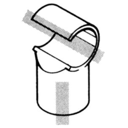 ＹＡＺＡＫＩ　プラスチックジョイント　Ｊ−５９Ｃ　ＡＡＳ　Ｓ　ブラック　枠／パイプのつなぎ用　イレクター　Φ２８用　J-59C-S-BL　1 個