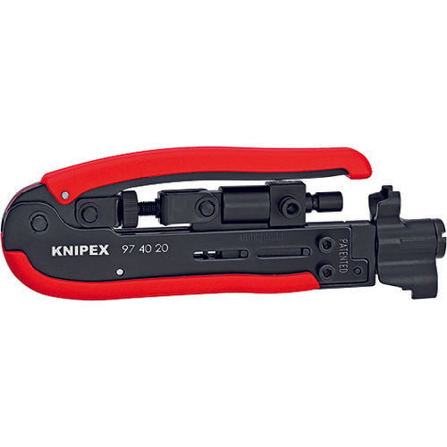 ＫＮＩＰＥＸ　コンプレッションツール同軸端子用　9740-20SB　1 丁