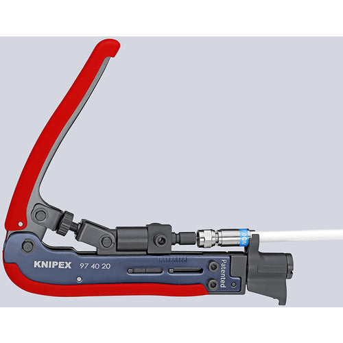 ＫＮＩＰＥＸ　コンプレッションツール同軸端子用　9740-20SB　1 丁
