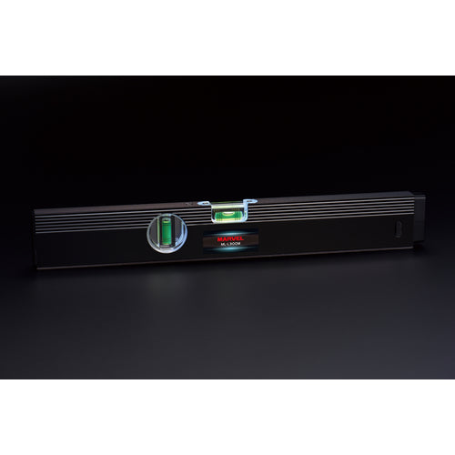 ＭＡＲＶＥＬ　水平器　ライトレベル　長さ３００×高さ５３×厚さ１９．５ｍｍ　ML-L300M　1 個