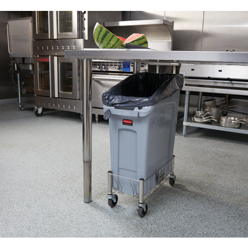 고무 하녀 슬림 체육관 언더 카운터 49L 회색 RM2026695GY 1 개