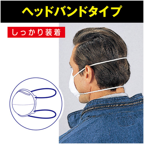 야마모토 일회용 방진 마스크 ​​3200V-A 10장