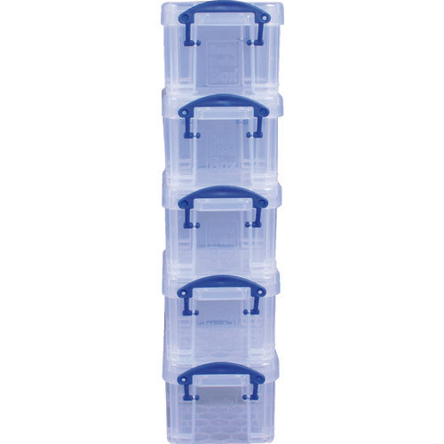 RUP Storage Case 0.14L Clear Set of 5 0.14C-PK5 1 S