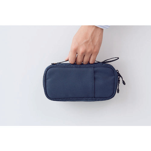 LIHIT Inner Bag Tool Pouch (Single Zipper) Navy A7764-11 1 pc
