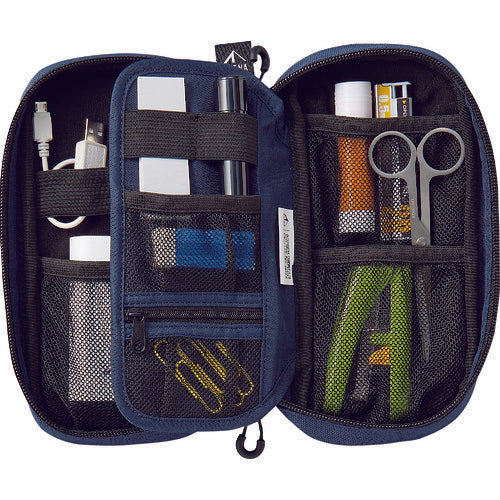 LIHIT Inner Bag Tool Pouch (Single Zipper) Navy A7764-11 1 pc