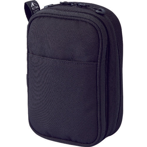 LIHIT Inner Bag Tool Pouch (Double Zipper) Black A7765-24 1 pc