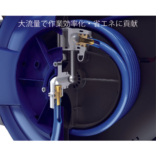 ＣＥＪＮ　セーフティーリール（ネオングリーンホース）　１７ｍ　８ｘ１２ｍｍ　接続Ｒ１／４　19-911-2128　1 個