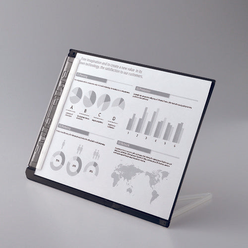 ＬＩＨＩＴ　クリップボード（スタンド付）　黒　幅２２６×高さ３１９ｍｍ　A5167-24　1 枚
