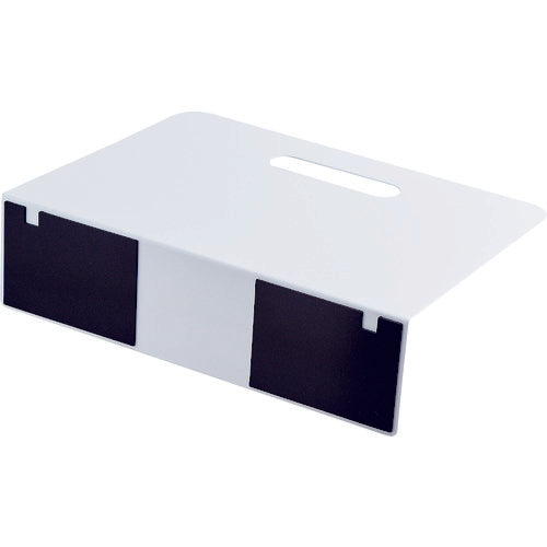 LIHIT Bookend Wide Type (with Magnet) White A7352-0 1 piece