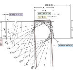 SUGATSUNE (160026839) 360-26-0T Rapcon Equipped Olympia Slide Hinge 360-26-0T 1 piece