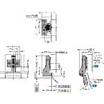 SUGATSUNE (160026838) 360-26-9T Rapcon Equipped Olympia Slide Hinge 360-26-9T 1 piece