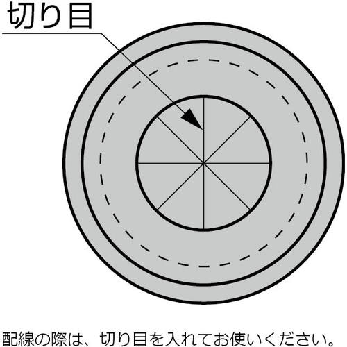 ＳＵＧＡＴＳＵＮＥ　（２１００４４０４４）ＭＰＧ−１６金属粉入り膜付グロメット　MPG-16　1 個