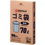 JTX 354405) 쓰레기 봉투 LDD 투명 70L 300장 N044J70P N044J-70P 1 상자