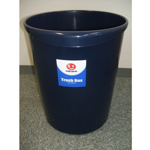 JTX 830380) Round trash can with handle, 8.1L, Blue N151J-B N151J-B 1 unit