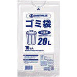 JTX 861301) Garbage bag LDD semi-transparent 20L 10 pieces N209J-20 N209J-20 1 PK