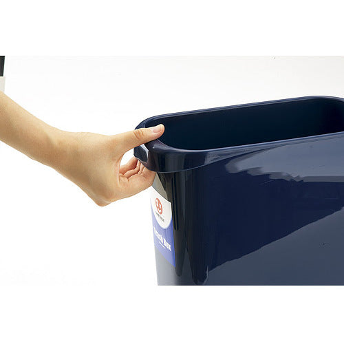 ＪＴＸ　８３０３８８）持ち手付ゴミ箱角型１８Ｌ　ブル−Ｎ１５６Ｊ−Ｂ　N156J-B　1 個