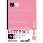 ＪＴＸ　１８３１４３）Ａ４ノート　３冊パック　Ａ罫　Ｐ０１８Ｊ−３Ｐ　　P018J-3P　1 PK