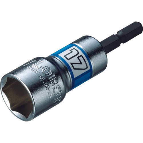 EBI Electric Drill Socket "Stolock" Short Socket Hexagonal 17mm Opposite Side DS17SS 1 pc