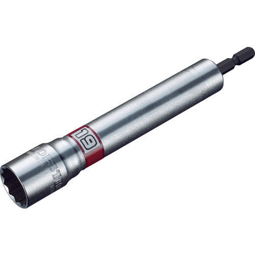 EBI Electric Drill Socket "Stolock" Long Socket 12-sided 19mm Diagonal DS19L 1 pc