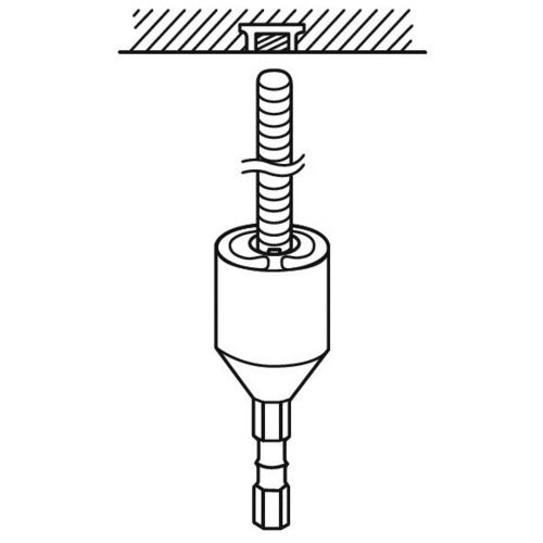 EBI Fully threaded socket "Stolock" 12.7mm (1/2) DSZN127 1 piece