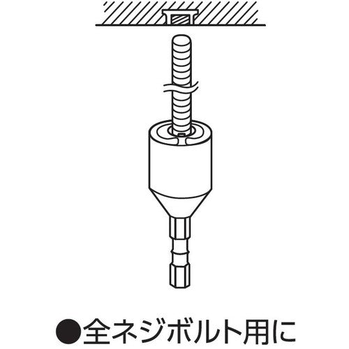 EBI Fully threaded socket "Stolock" 12.7mm (1/2) DSZN127 1 piece