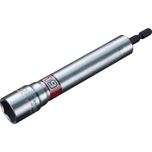 EBI Electric Drill Socket "Stolock" Long Socket Hexagonal 19mm Opposite Side DS19LS 1 pc