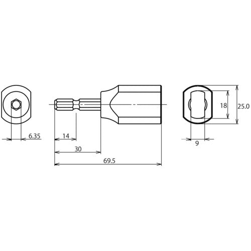 エビ　フォームタイ用ソケット“ストロック”　アイビー・Ｋ型フォームタイ兼用　DSFIK　1 個