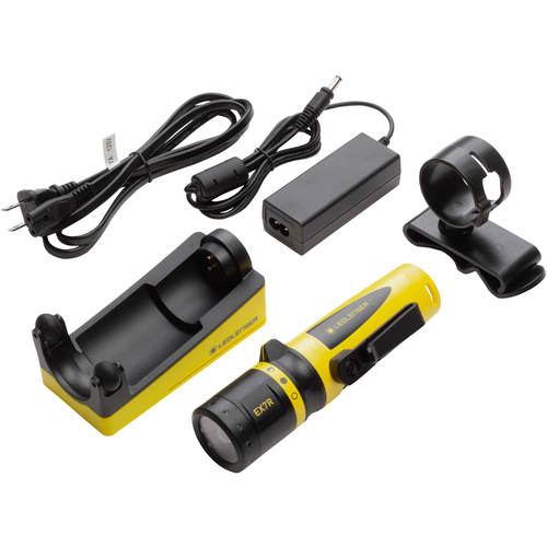 LEDLENSER 충전식 방폭 손전등(LED) 레드 렌저 EX7R 밝기 220lm 502101 1개