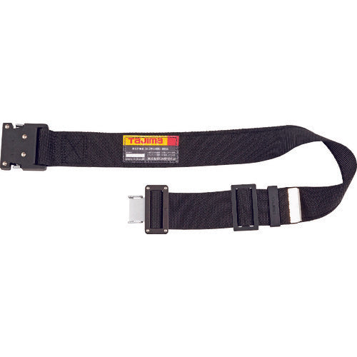 타지마 워크 포지셔닝용 몸통 벨트 커브 알루미늄 원터치 버클 블랙 S사이즈 WCXD1-WBCS 1개