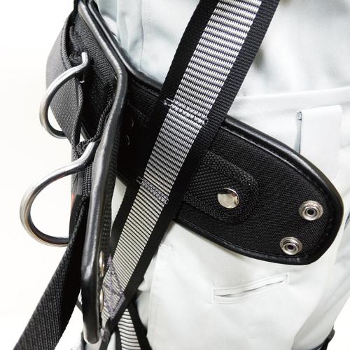 Tajima Work Positioning Waist Belt Curve Aluminum One-Touch Buckle Black L Size WCXD2-WBCL 1 Piece