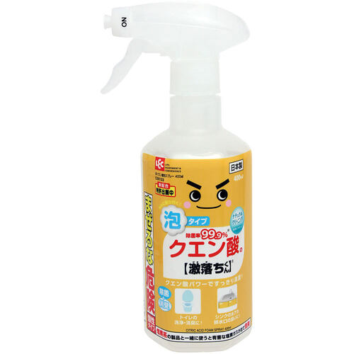 LEC Gekiochikun Citric Acid Foam Spray 400ml C00133 1 pc