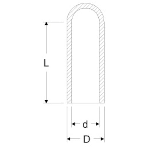IWATA Cap A EPDM (10 pieces/pack) HLAE75-3-P 1 PK