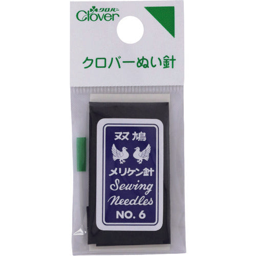 クロバー　Ｎ−メリケン針　Ｎｏ．６　12-241　1 袋