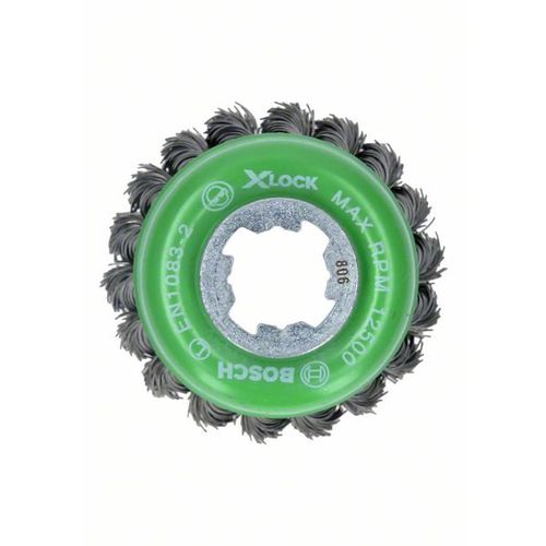 ボッシュ　Ｘ−ＬＯＣＫカップワイヤーブラシ７５Φステン０．５ｍｍツイスト　2608620729　1 個