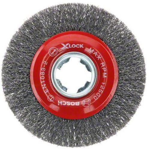 ボッシュ　Ｘ−ＬＯＣＫカップワイヤーブラシ１１５Φ鉄０．３ｍｍストレート　2608620732　1 個