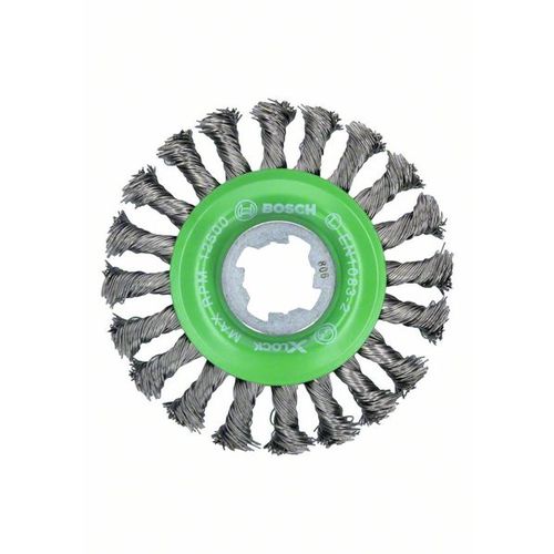 ボッシュ　Ｘ−ＬＯＣＫカップワイヤーブラシ１１５Φステン０．５ｍｍツイスト　2608620733　1 個