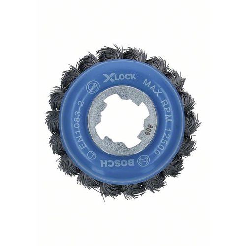 ボッシュ　Ｘ−ＬＯＣＫカップワイヤーブラシ７５Φ鉄０．３５ｍｍツイスト　2608620726　1 個