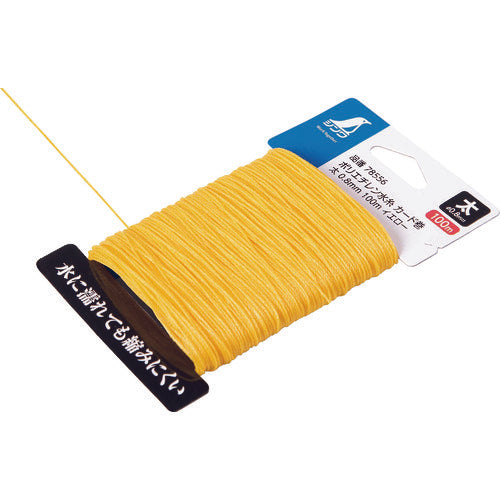 신와 폴리에틸렌 물실 카드 권 극태 1.2mm 100m 옐로우 78573