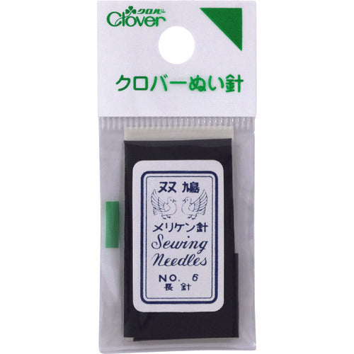Clover N-American needle (long needle) No. 6 12-245 1 pack