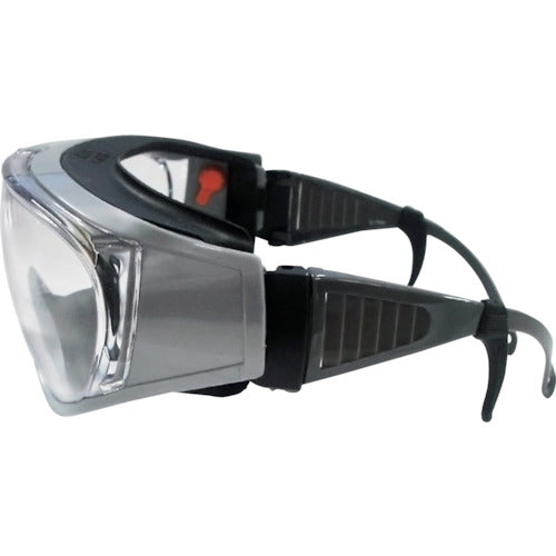 리켄 방담 고글형 보호 안경(밀폐형・안경 병용 가능・상처와 흐림에 강한 타입) M56G-H/VF-P 1개