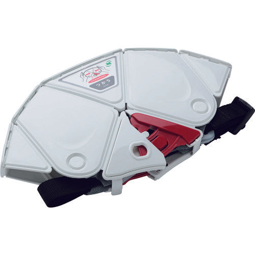 Midori Anzen Children's Disaster Prevention Folding Helmet Flatmet Kids TSC-10K White TSC-10K-W 1 pc