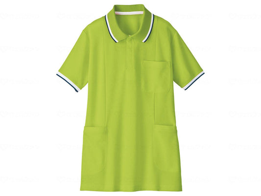 Jichodo WHISEL Short Sleeve Long Polo Shirt WH90338 Lime M