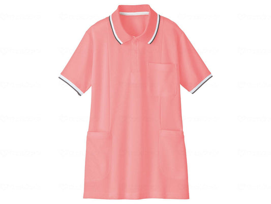 Jichodo WHISEL Short Sleeve Long Polo Shirt WH90338 Pink 4L