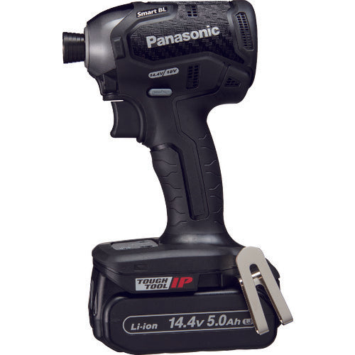 Ｐａｎａｓｏｎｉｃ　デュアル　インパクトドライバー　１４．４Ｖ　５．０Ａｈセット　黒　EZ76A1LJ2F-B　1 台