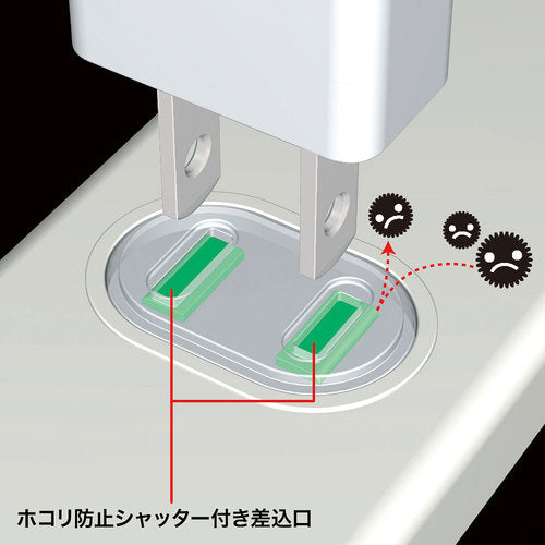 ＳＡＮＷＡ　火災予防安全タップ　TAP-TSH65SWN　1 本