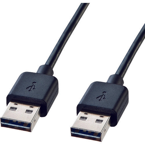 SANWA 양면 꽂을 수 있는 USB 케이블(A-A 타입) KU-RAA05 1개